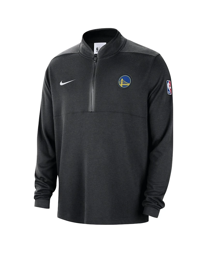 Nike Men's Black Golden State Warriors 2024/25 Courtside Performance Half-Zip Top