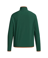 Adidas Men's Miami Hurricanes Coaches Sideline Half-Zip Jacket