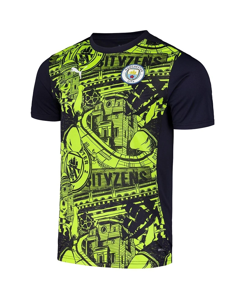 Puma Men's Black Manchester City 2024/25 Pre-Match Jersey