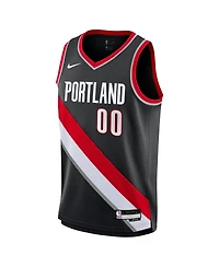 Nike Big Boys and Girls Scoot Henderson Black Portland Trail Blazers Swingman Jersey - Icon Edition
