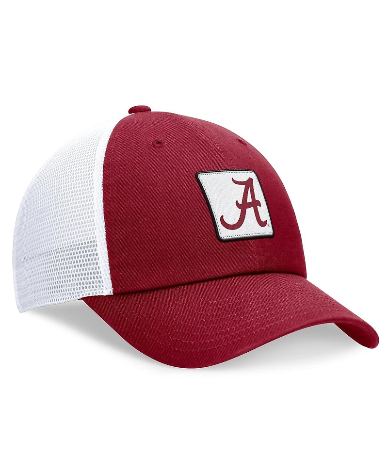 Nike Men's Crimson/White Alabama Crimson Tide Primetime Club Trucker Adjustable Hat