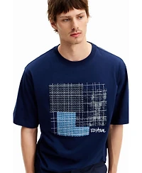 Desigual Men's T-shirt with central patch