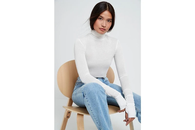 Marcella Women's Eloise Sheer Turtleneck