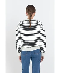 English Factory Women's Lettering Sweater