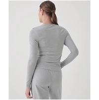 Pact Women's Organic Cotton Cool Stretch Fitted Long Sleeve Tee