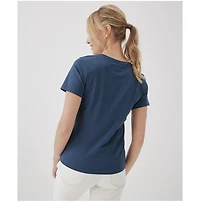 Pact Women's Softspun V-Neck Tee