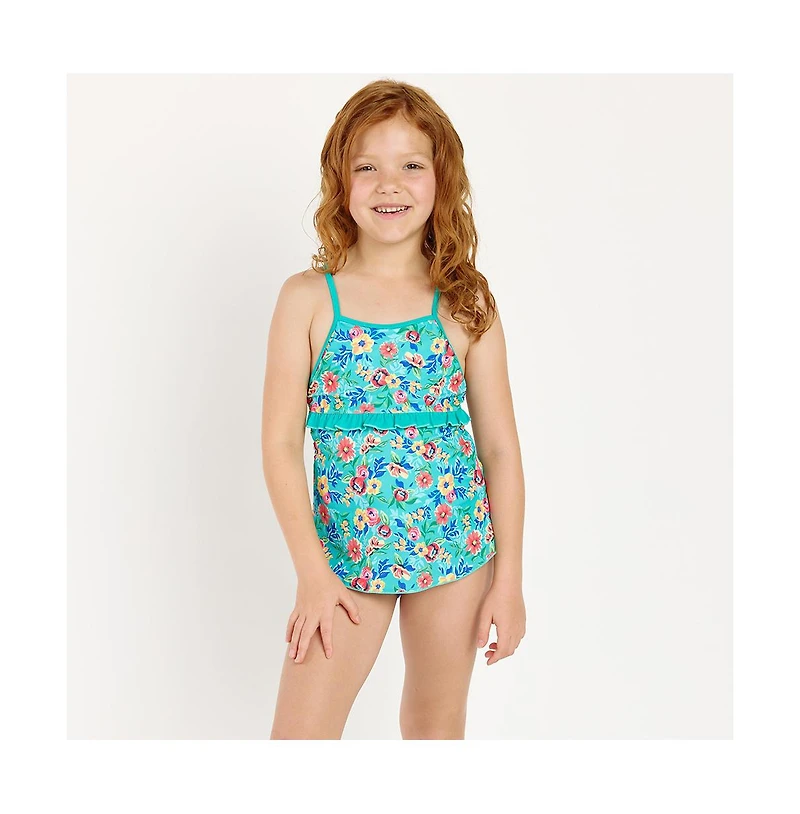 Calypsa Little Girls Emma One-Piece Swimsuit Toddler/Child