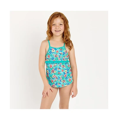 Calypsa Little Girls Emma One-Piece Swimsuit Toddler/Child