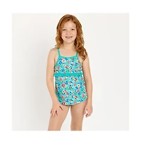 Calypsa Little Girls Emma One-Piece Swimsuit Toddler/Child