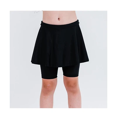 Calypsa Big Girls Midi Swim Skort