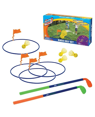 Birdie Golf Set Backyard Golf Game for Kids and Adults, Active Play Outdoor Golf Game Set for Family Fun on The Lawn