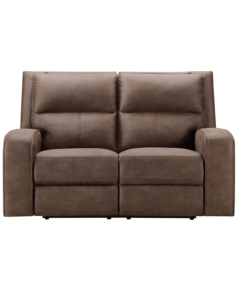 Abbyson Living 64" Fabric Manual Reclining Loveseat