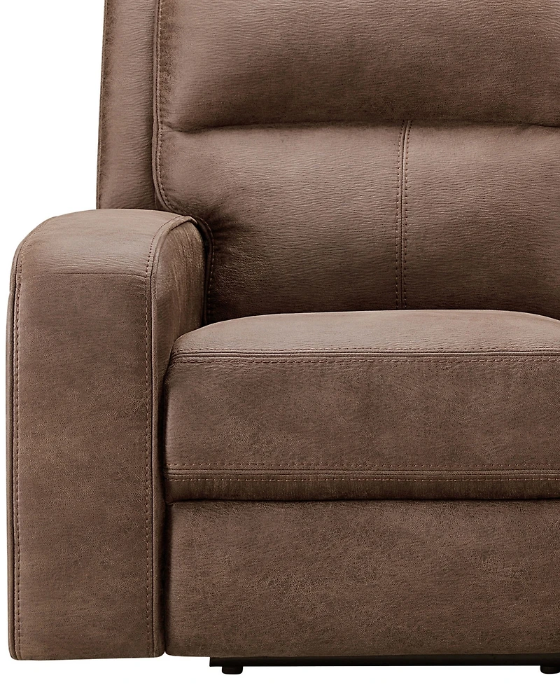 Abbyson Living 86" Fabric Manual Reclining Sofa