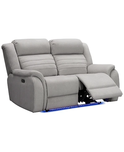 Abbyson Living 64" Power Fabric Reclining Loveseat