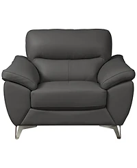 Abbyson Living 44" Top Grain Leather Chair