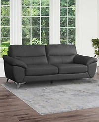 Abbyson Living 86" Top Grain Leather Sofa