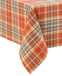Elrene Hawley Plaid Harvest Cotton Rectangle Tablecloth, 52" x 70"