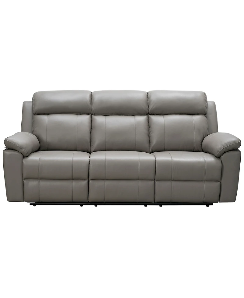 Abbyson Living 90" Leather Manual Reclining Sofa