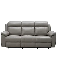 Abbyson Living 90" Leather Manual Reclining Sofa