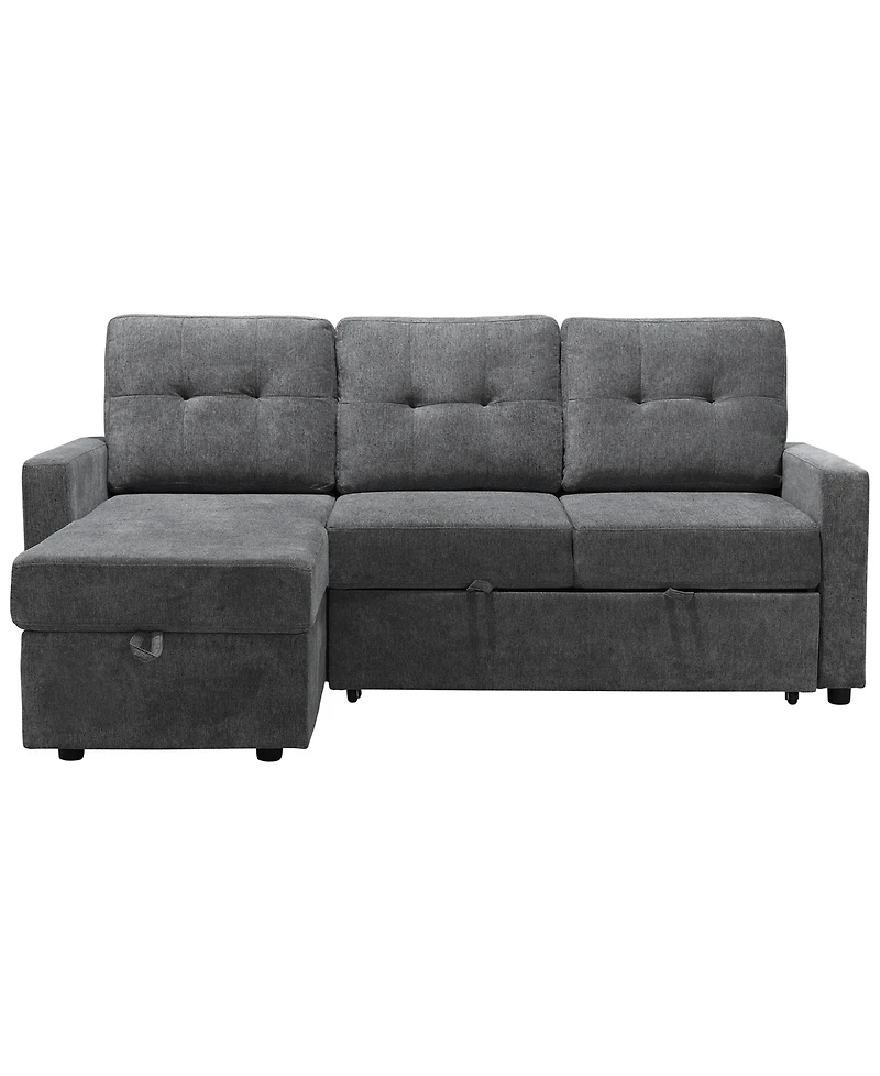 Abbyson Living 83" Fabric Storage Sofa Bed