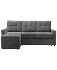 Abbyson Living 83" Fabric Storage Sofa Bed