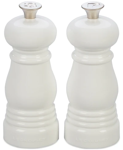 Le Creuset 8" Salt and Pepper Mill Set, Flame