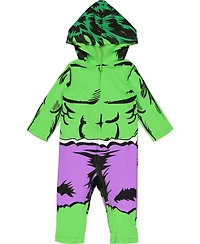 Marvel Toddler Boys Avengers Spider-Verse Spider-Man Venom Iron Man Zip Up Cosplay Coverall Newborn to