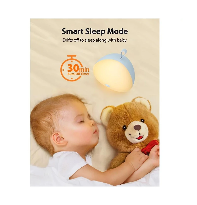 Vava Va-CL1001 Chicken Led night light with built-in white noise sky blue global standard