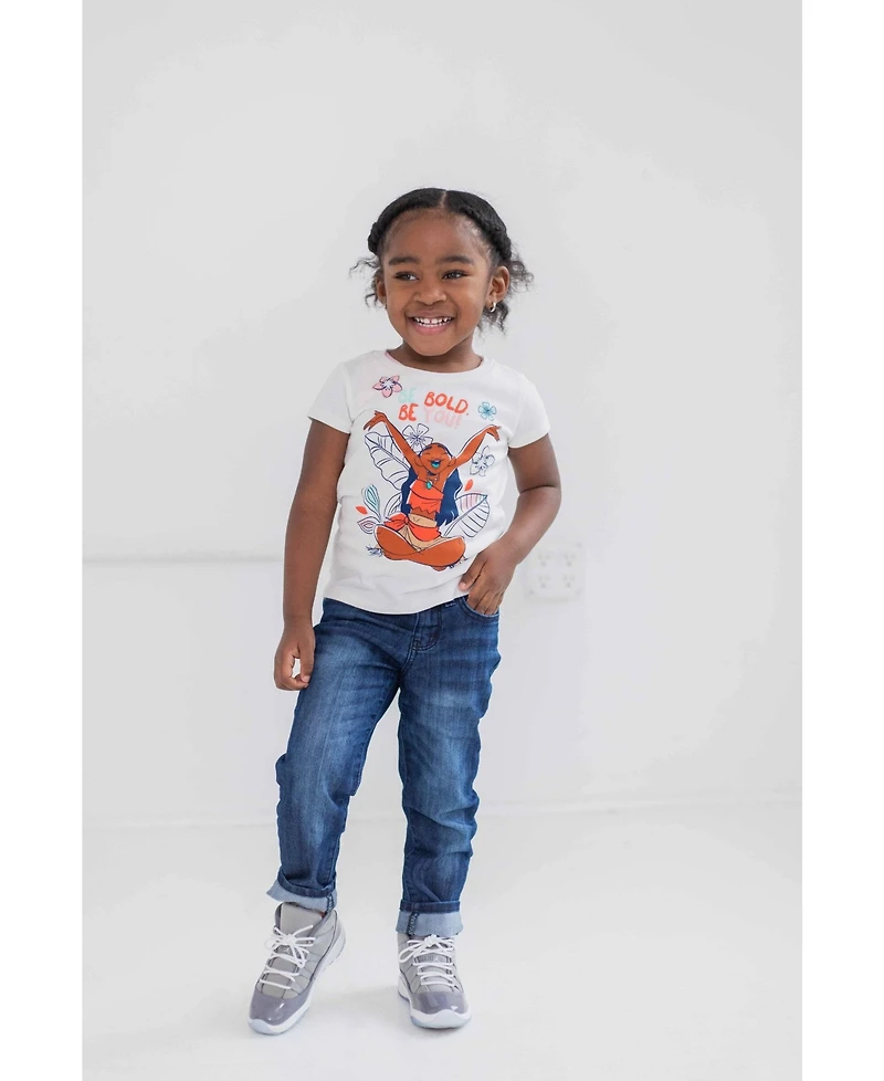 Moana Baby Girls 3 Pack T-Shirts