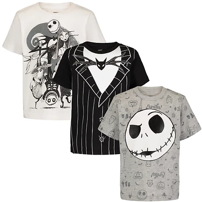 Nightmare Before Christmas Boys 3 Pack T-Shirts
