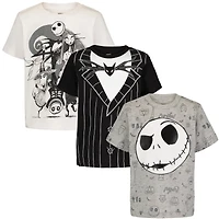 Nightmare Before Christmas Boys 3 Pack T-Shirts