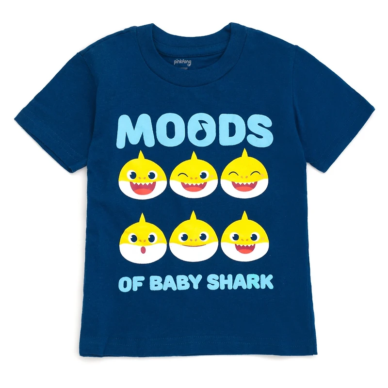 Baby Shark Baby Boys Pinkfong Shark 3 Pack T-Shirts