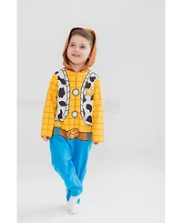Disney Toddler Boys Pixar Toy Story Woody Zip Up Coverall Newborn to