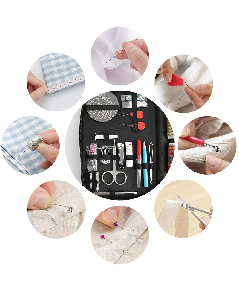 Cowin Sewing Kit with Notions Scissor Thread for Travel and Emergency