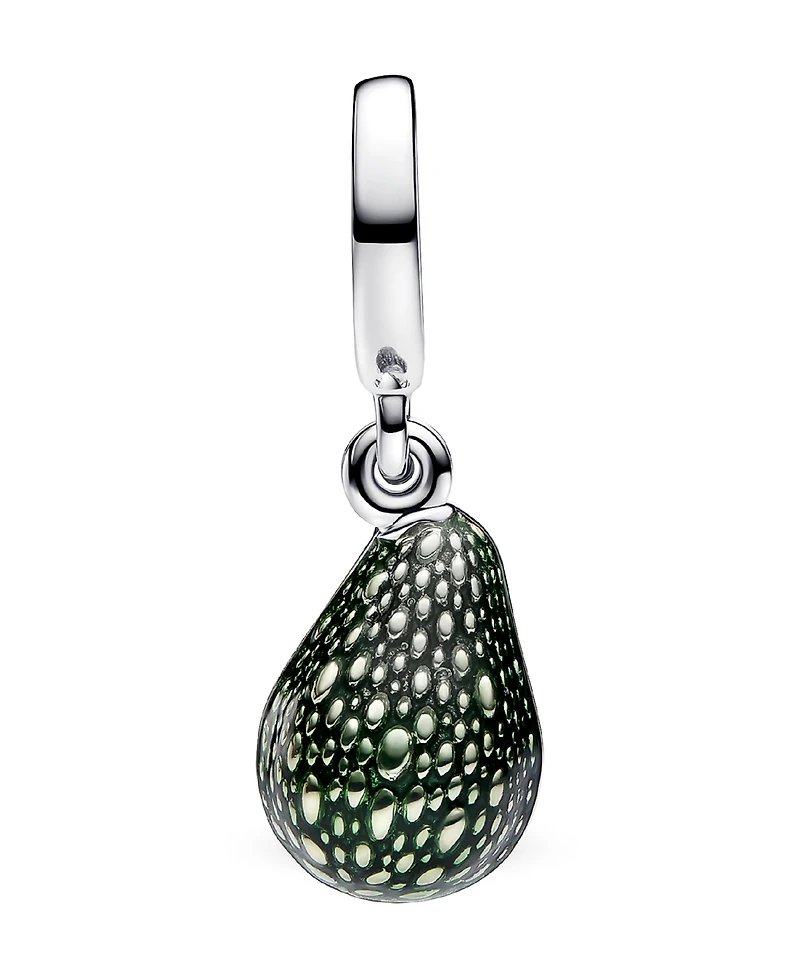 Pandora Sterling silver and 14k Gold-plated unique metal blend Avocado Double Dangle Charm