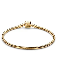 Pandora 14K Gold-Plated Barrel Clasp Snake Chain Bracelet
