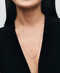 Pandora Sterling Silver Elongated Link Chain Necklace