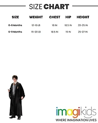 Harry Potter Baby Boys 3 Pack Long Sleeve Swaddle Sleeper Gowns