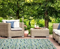 Liora Manne' Marina Wave 6'6"x9'4" Area Rug
