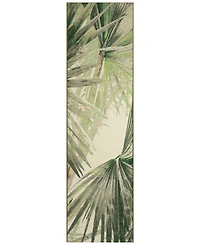 Liora Manne' Marina Palm Fan 1'11"x7'6" Runner Area Rug
