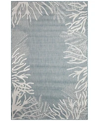 Liora Manne' Carmel Reef Border 4'10"x7'6" Area Rug