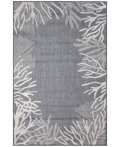 Liora Manne' Carmel Reef Border 3'3"x4'11" Area Rug