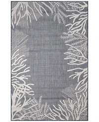 Liora Manne' Carmel Reef Border 3'3"x4'11" Area Rug