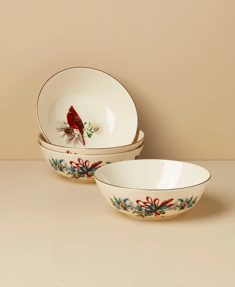 Lenox Winter Greetings Place Setting Bowls, Set of 4