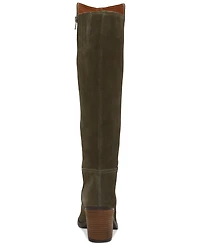 Lucky Brand Women's Bonnay Knee-High Wide Calf Dress Boots