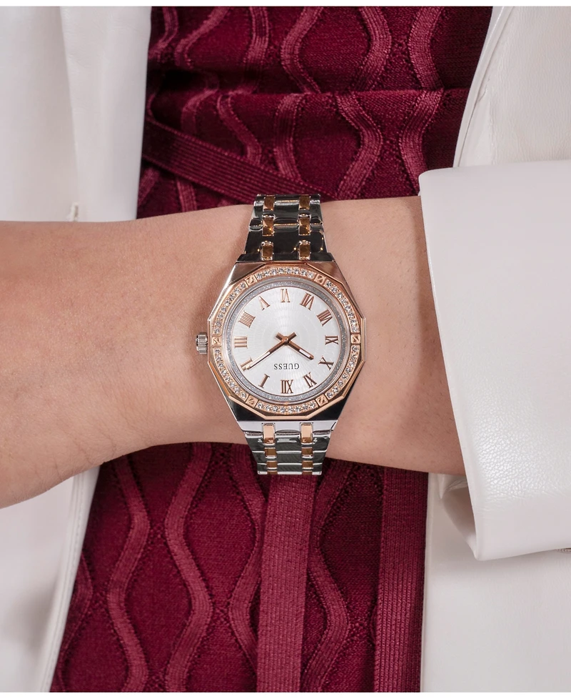 Guess Women's Analog Two-Tone Stainless Steel Watch 36mm