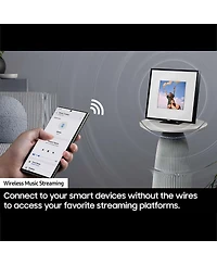 Music Frame Dolby Atmos Picture Frame/Smart Speaker - Black