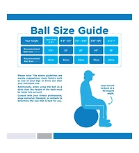 Bintiva Anti-Burst Exercise Stability Yoga Ball for Fitness 65cm