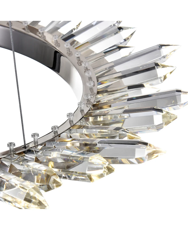 Cwi Lighting 4" Metal Arctic Queen Led Up Chandelier