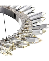 Cwi Lighting 4" Metal Arctic Queen Led Up Chandelier